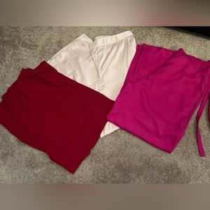 Bundle of 3 wide leg pants